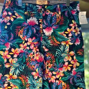 Men's Tropical Floral Shorts - Multicolor